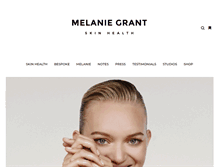 Tablet Screenshot of melaniegrant.com